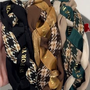 NWOT 1pc Braided Fabric Headband